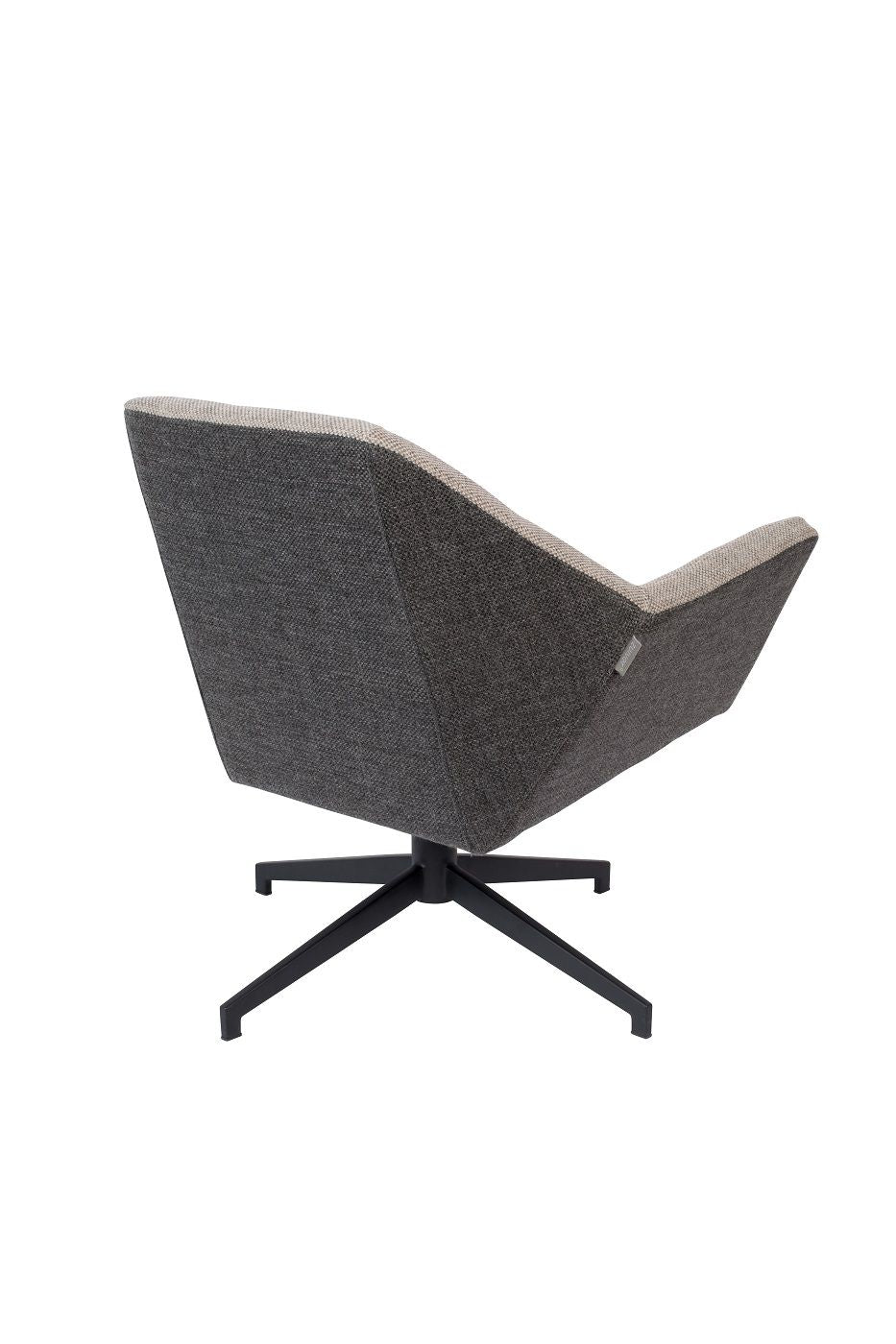 Zuiver onkel Jesse Lounge Chair - Gray/Beige