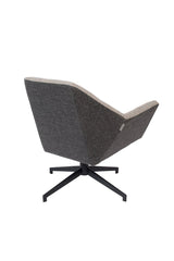 Zuiver onkel Jesse Lounge Chair - Gray/Beige