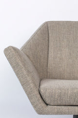 Zuiver onkel Jesse Lounge Chair - Gray/Beige