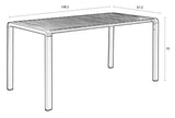 Zuiver Vondel Garden Table - Svart, 168,5x87