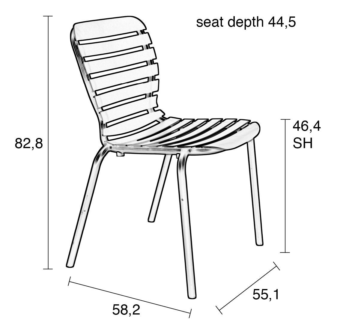 Zuiver Vondel Garden Chair - Green