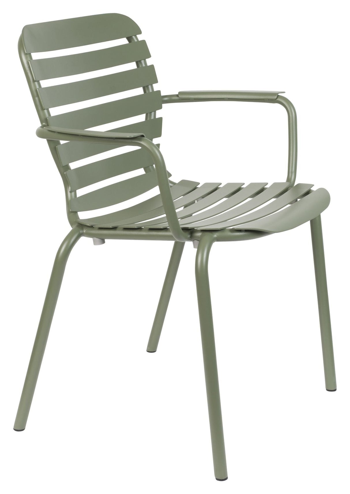 Zuiver Vondel Garden Chair with Armrests - Green