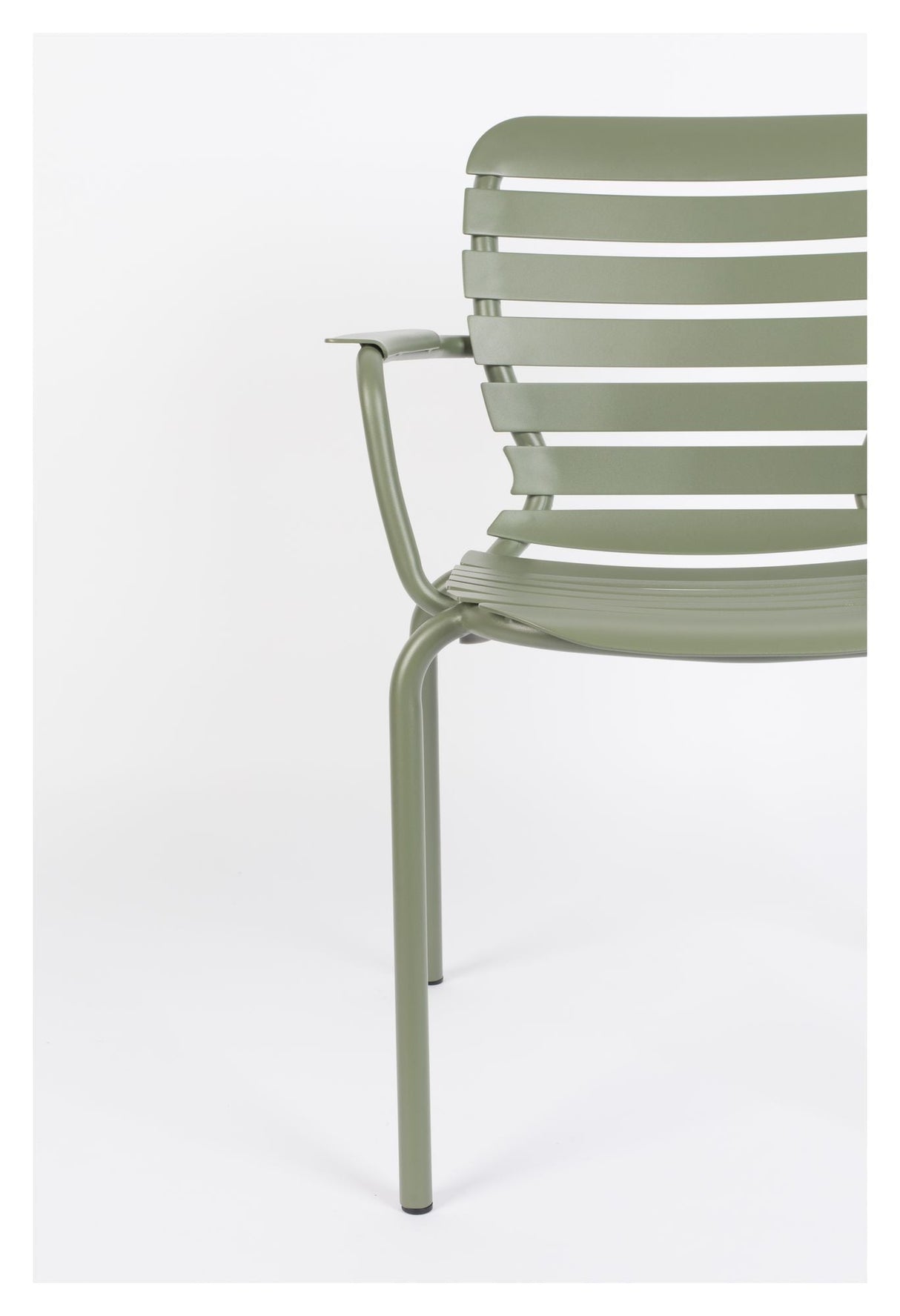 Zuiver Vondel Garden Chair with Armrests - Green