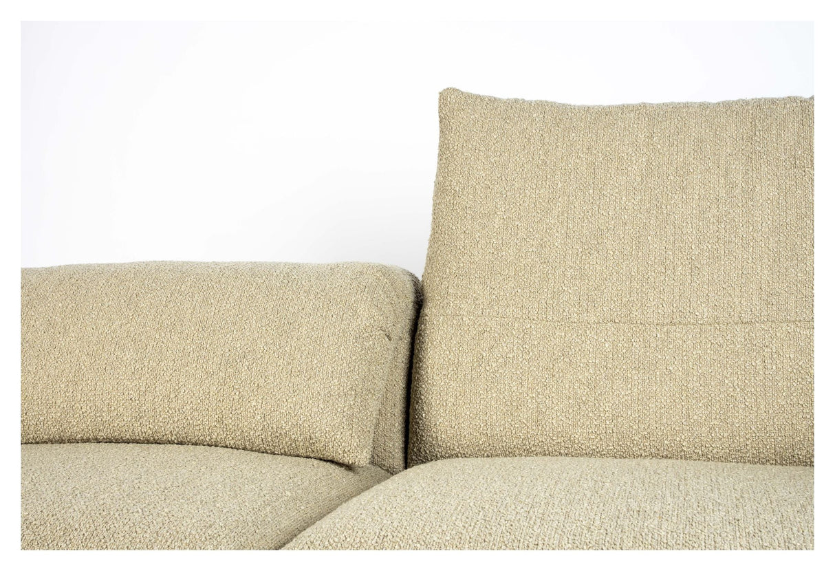 Zuiver vinger 3-per. Sofa, karamell