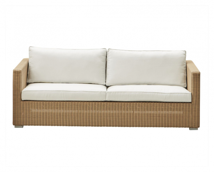 Cane-line Chester 3-pers. Loungesofa, Natural