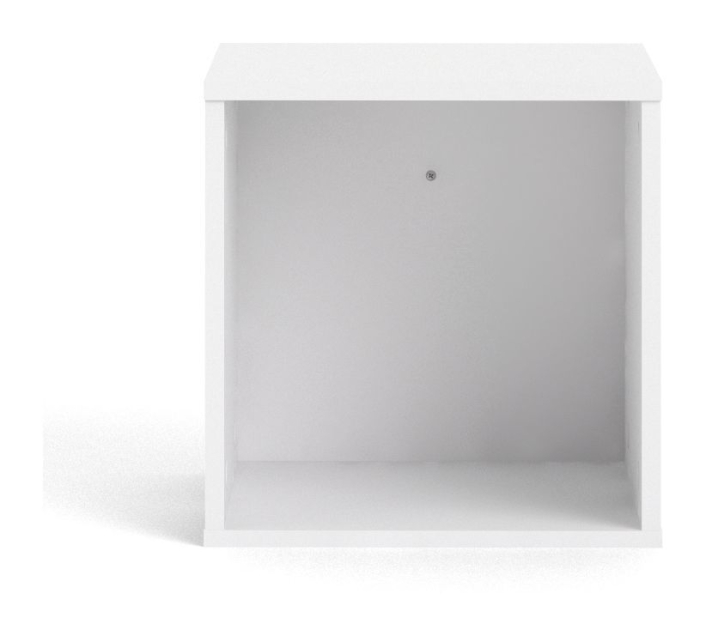 linate-modul-bokkasse-1x1-matt-hvit