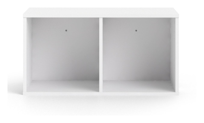 linate-modul-bokkasse-2x1-vannrett-matt-hvit