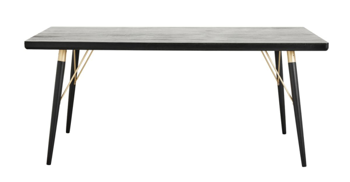 nordal-spisebord-180x90-svart-tre-jern