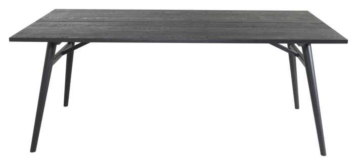 sleek-spisebord-svart-borstet-eik-195x95