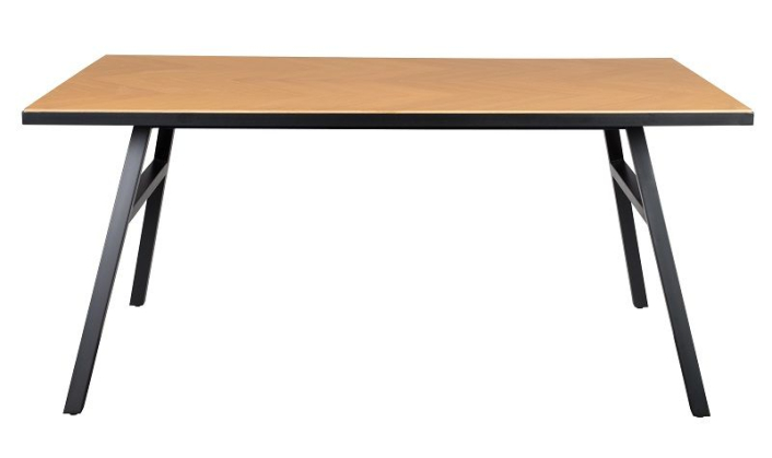 zuiver-seth-spisebord-180x90-svart-natur
