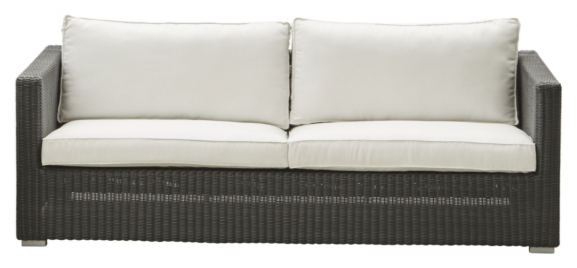 Cane-line Chester 3-pers. Loungesofa, Graphite