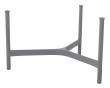 Cane-line Twist understell stor, Lysegrå, aluminium