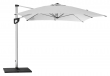 Cane-line Hyde luxe hanging parasoll inkl. fot, 3x4 m, Silver, Matt anodisert
