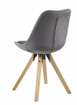 Fryd Spisebordsstol m/centerben - Mørk grå
