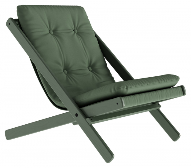 Boogie Staycation Loungestol - Lawn Green/Olive Green