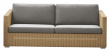 Cane-line Chester 3-pers. Loungesofa Putesett, Taupe, Cane-line Natté