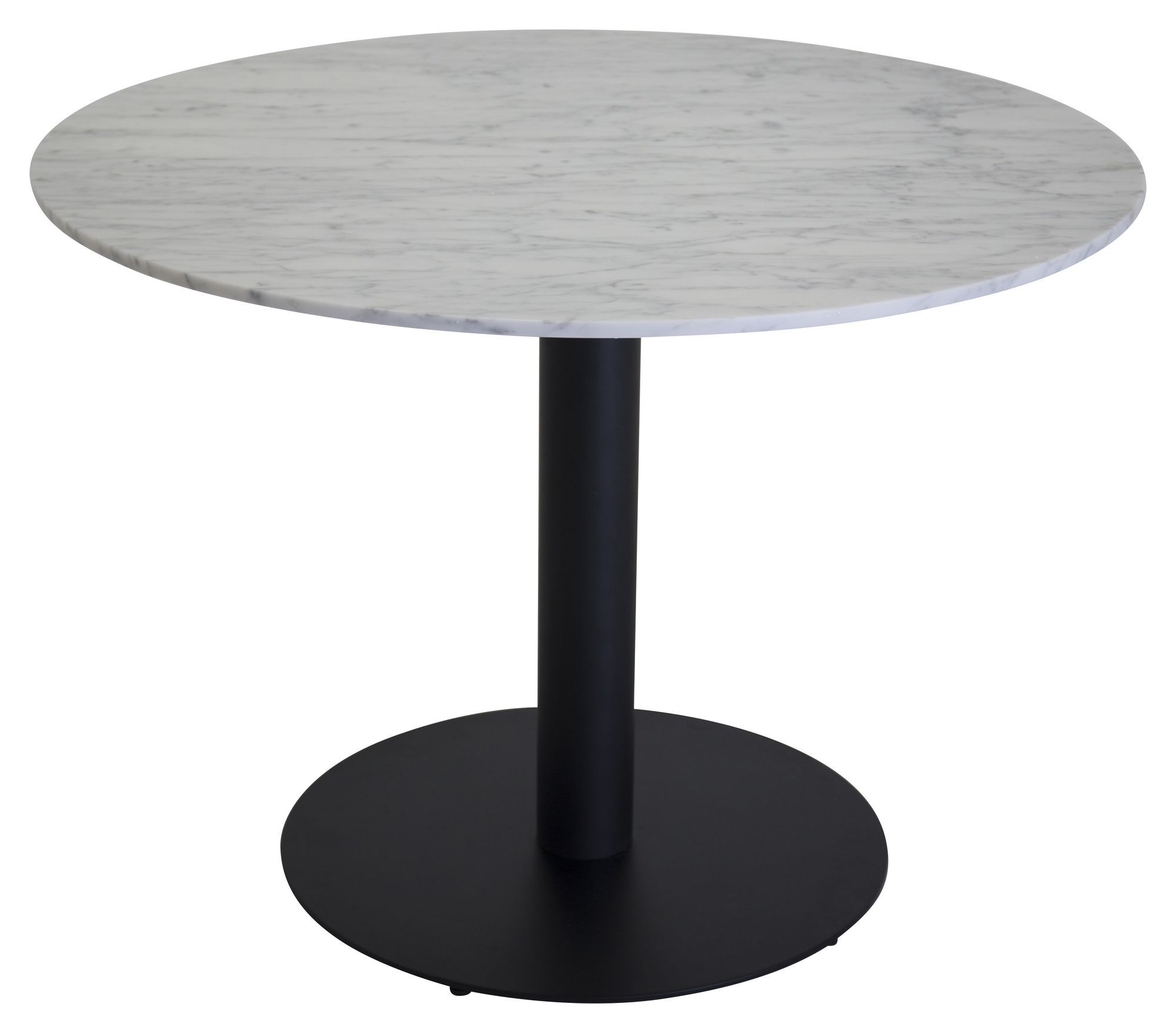 Venture Design Estelle Spisebord, Hvit marmor, Ø106